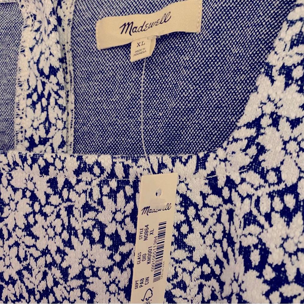 NWT Madewell jacquard top - Picture 8 of 9